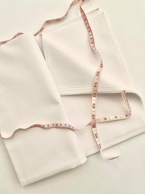 MAROBEE Woven Cotton Iron On Fusible Interfacing for Sewing Projects - 44 Inch x 2 Yards - Soft Feel (SF) Medium Weight Interfacing for Plackets Y...