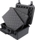 Hard Case with Foam - 9 x 7.5 x 4.3in Hard Shell Waterproof Storage Case with Pluck Padding Protective Latching Suitcase for Rifles, Cameras, Hand...