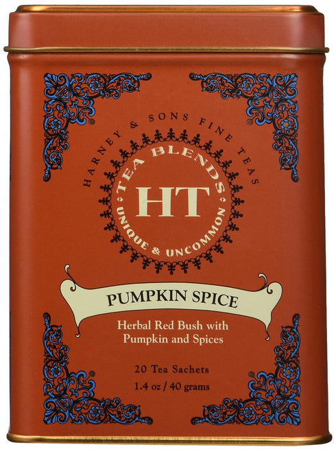 Harney & Sons Fine Teas Pumpkin Spice Tin- 20 Sachets...