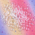 HAUTOCO 72pcs Teardrop Glass Cabochons 18x25mm Flat Back Clear Cabochon Dome Tiles Non-calibrated for Cameo Pendant Photo Craft Jewelry Making...