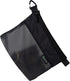 Rolling Nomad 10.2x7.6x0.4 Medium Black Mesh Zipper Bag, Waterproof Travel Pouch, Pouch with Clip for Toiletries, Cosmetics, Accessories, Storage...