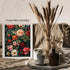 Posterizer 1 pcs-red-orange and coral lush flowers-nature scene-Floral & Botanical Art-Abstract & Modern Art-Decor for Home & Office- UNFRAMED Wal...