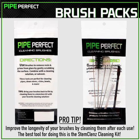 P.Perfect | Original | 6pcs Mid Sized Brush Pack, Pipe Cleaner for Small Pipe and Tube Cleaning Brush Kit...