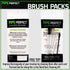 P.Perfect | Original | 6pcs Mid Sized Brush Pack, Pipe Cleaner for Small Pipe and Tube Cleaning Brush Kit...