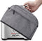 VOSDANS 2 Slice Toaster Cover with Zipper & Open Pockets Kitchen Small Appliance Cover with Handle, Dust and Fingerprint Protection, Machine Washa...