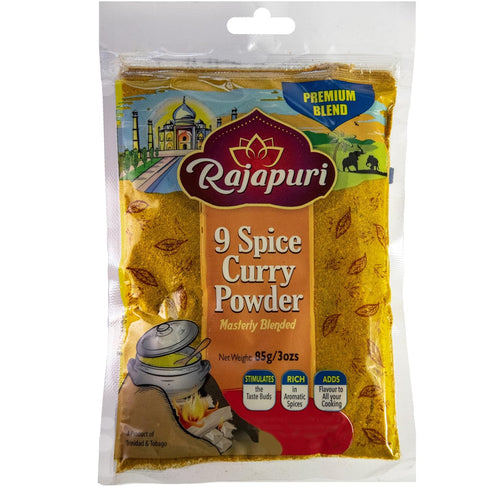 Rajapuri Mixed Spices | 9-Spice Hot Curry Powder | 3 Oz. / 85g...