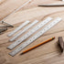 Mr. Pen- Machinist Ruler, 4 Pack (6, 8, 12, 14 inch), Metric Ruler, Millimeter Ruler, (1/64, 1/32, mm and .5 mm), 6 inch Ruler, Stainless Steel Ru...