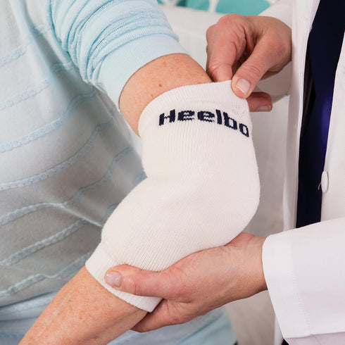 DMI Heelbo Heel and Elbow Brace for Tendinitis, Arthritis and Plantar Fasciitis with Foam Insert to Reduce Pressure and Enhance Support, Machine W...