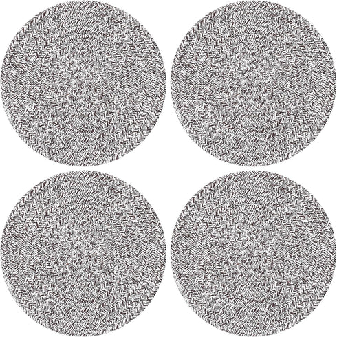 ME.FAN Trivets/Potholders 4 Set Cotton Thread Weave Trivets for for Hot Pots and Pans - Large Coasters/Hot Pads/Hot Mats to Protect Desktop & Coun...