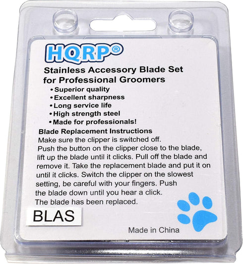 HQRP Animal Clipper Blade Compatible with Oster Size-10 CryogenX Professional 078919-046-005 78919-046 Pet Grooming 76918-126 Classic 76, Star-Teq...