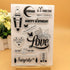Alinacutle Slimline Card Frame Vintage Window Die Cut and Clear Stamps, Paper Craft Metal Die Sets,Scrapbooking Cutting,DIY Card Metal Punch Templ...