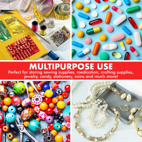 Zip Bags Clear Plastic With Zipper Seal - By DiRose | Resealable, Strong, Thick, Sturdy | For Organizing, Travel, Shipping, Packaging, and Storage...