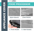 Crutello Food Processor Cover with Storage Pockets for Large Custom 11-14 Cup Processor, Food Processor 14 Cup cover, Kitchen Appliance Covers, Ap...