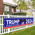 Trump Banner, 118.11x19.69 Inch Trump 2024 Banner Fence Large Trump Banners and Signs 2024 Save America with All Strength Banner Trump Flags Trump...