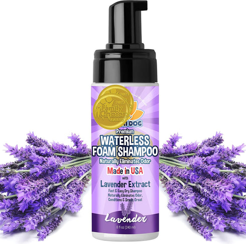 Bodhi Dog Waterless Foaming Shampoo | Natural Pet Shampoo for Dogs & Cats | Waterless Dry Shampoo for Bathless Cleaning | No Rinse Required | Made...
