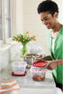 Rubbermaid Easy Find Lids Food Storage Containers, 7 Cup, Racer Red, 4-Piece Set...