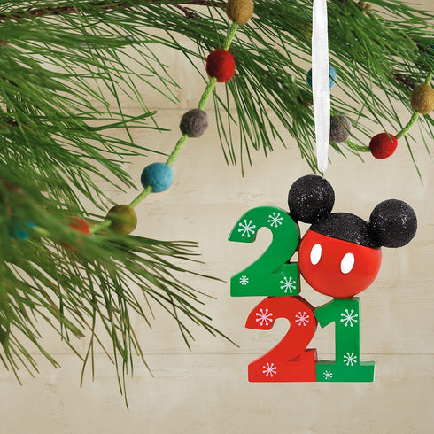 Hallmark Disney Mickey Icon 2021 Christmas Ornament, Multicolor...