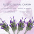 Butterfly Craze Lifelike Artificial Lavender Plants - Perfect for Crafting, Home Decor, and Weddings, Pair with Fake/Dried Flowers Like Purple Ros...