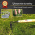 Premium Japanese Weeding Sickle Hand Hoe for Gardening - Ideal for Planting, Plowing, Digging & More - Durable, Ergonomic Design, and Sharp Blade ...