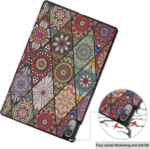 Case for Lenovo Tab P11 Pro, Folding Folio Ultra-Thin Smart PU Leather Stand Case Cover for Lenovo Tab P11 Pro 11.5 Inches TB-J706F Mandala...