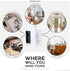 Adhesive Wall Mount for Ring Indoor Cam (2 Pack), Easy to Install Holder Hanger, No Tools Needed, No Mess, No Drilling, Strong VHB Mount, White by...