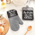 African American Expressions - This Brotha Mitt Set - Oven Mitt 7"x13"/Pot Holder 7"x9" Silicone Set, KM-11 Matching Apron Sold Separately...