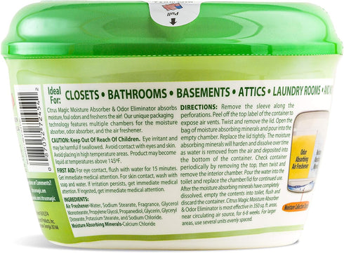 Citrus Magic Moisture and Odor, Fresh Citrus, 12.8-Ounce, Green (618372454)...