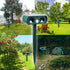 Dark Green Solar - Garden - Tool, IPX8 Waterproof Machine for Outdoor, Auto Tool Tool Set Work on Cat Rabbit, etc...