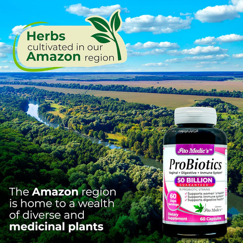 FITO MEDIC'S Lab - Probiotics for women - 50 Billion CFU of- probiotics- 60 days servings s -probiotics for digestive health- 16 - probiotic - ble...