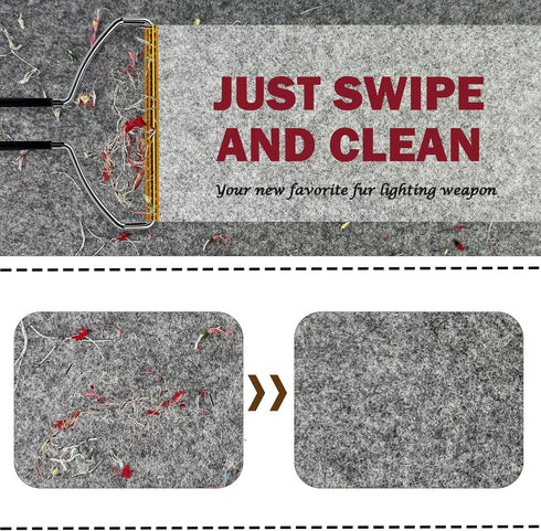 Savina Wool Pressing Mat Cleaning Tool - Lint Remover for Quilting, Carpet Rake Remove Everyday Furniture, Sofa... (Set 2)...