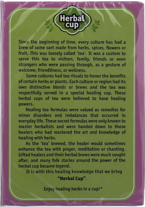 Herbal Cup Ayurveda Women's Tea, Organic Harmony & Balance, No Caffeine Herbal Teas (16 Count, Pack of 1)...