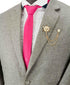 Knighthood Brooch Chain Pearl Star and Flower with Hanging Chain Brooch Lapel Pin Wedding Suit Coat for Women Men's Accessories...