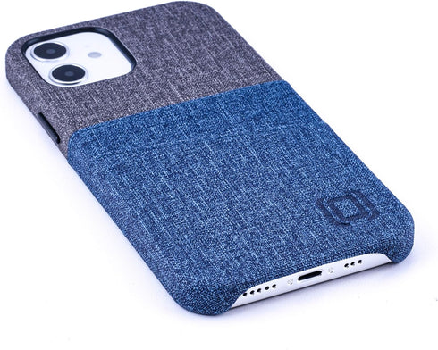 Dockem Wallet Case for iPhone 12 & iPhone 12 Pro: Built-in Metal Plate for Magnetic Mounting & 2 Credit Card Holders: 6.1" Luxe M2, Canvas Style S...