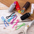 HINZIC 150pcs Plastic Bobbin Thread Holders, Thread Buddies Bobbin Clips, Thread Spools Clamps Organizing Pairing Matching Quilting Sewing Machine...
