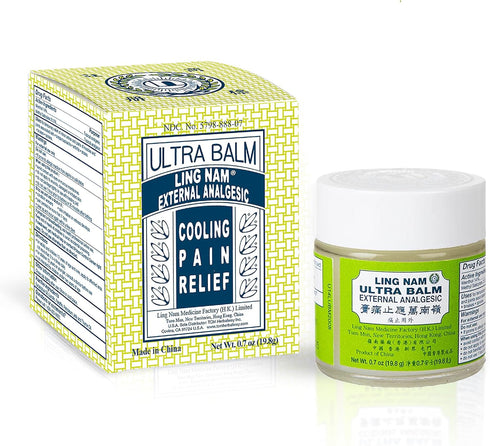 Ultra Balm External Analgesic, for Cooling Pain Relief Simple Backache Arthritis Strains Bruises Sprain, Muscle Pain, Muscle Soreness,0.7oz/19.8g...