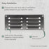 Vent Systems 10" x 4" Inch Aluminum Air Vent Cover - Quality Air Return Grill with Built in Protection Mesh - HVAC Home Ventilation Improvement - ...