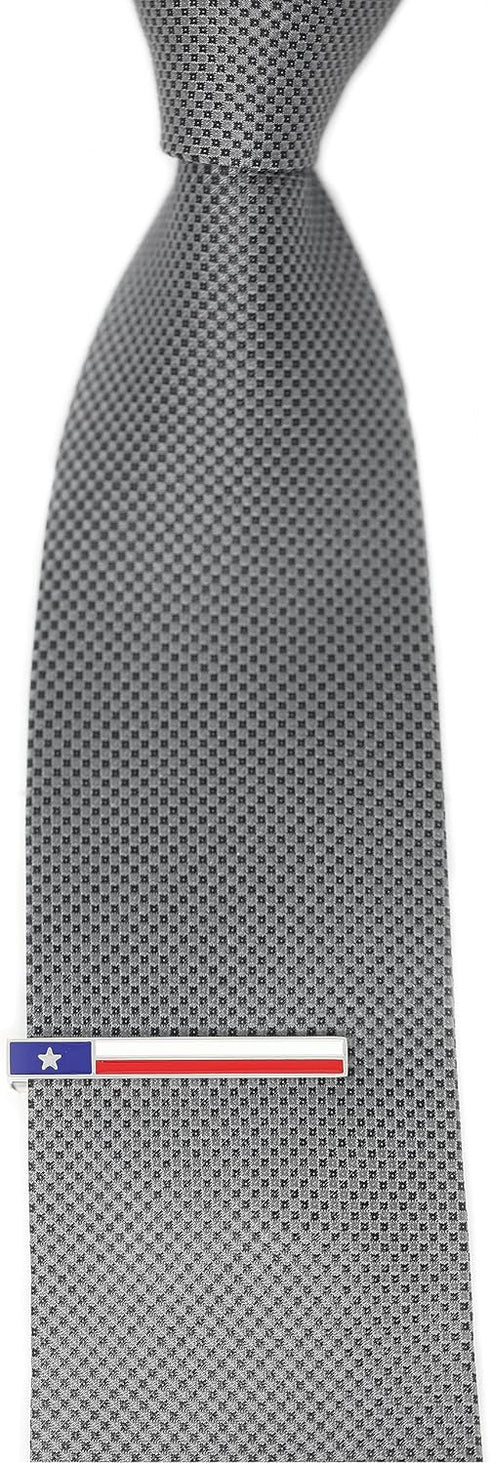 State of Texas Flag Tie Clip Lone Star Flag Tie Bar In Box...