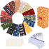 Yoption 32Pcs Christmas Cash Envelope System, 15 Pack Waterproof Reusable Plastic Budget Envelopes, 15 Pcs Expense Tracking Budget Sheets and 24 B...