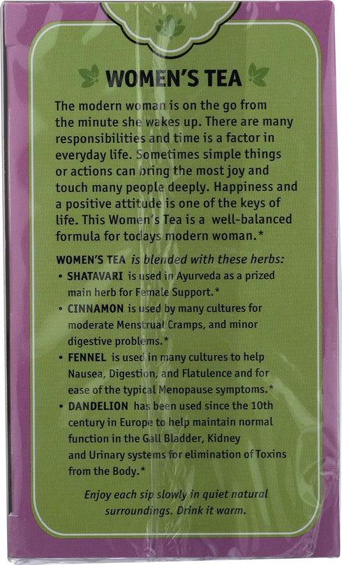 Herbal Cup Ayurveda Women's Tea, Organic Harmony & Balance, No Caffeine Herbal Teas (16 Count, Pack of 1)...