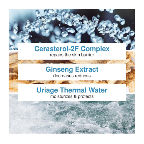 Uriage Roseliane Redness Relief Face Cream 1.7 fl.oz. | Hydrating Moisturizer for Sensitive Skin Prone to Redness | Soothes and Decrease visible R...