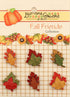 Buttons Galore Fall Friends 3D Buttons-Set of 6 Cards...