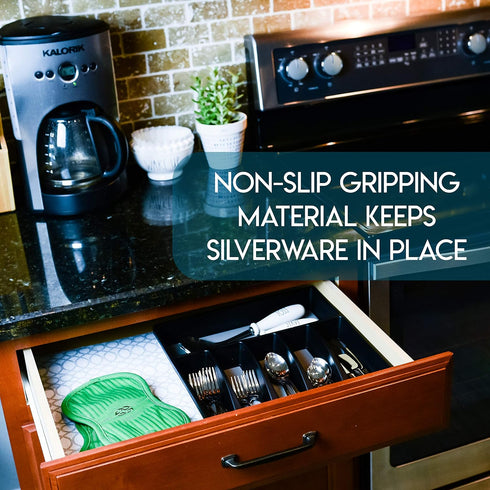 Galashield Silverware Organizer for Kitchen Drawers Flatware Utensils and Cutlery Tray...