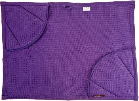 Rachael Ray Moppine Towel, 2pk - 2-in-1 Kitchen Towel and Pot Holder with 2 Heat Resistant Pockets to Grip Hot Cookware, Bakeware-Absorbent Kitche...