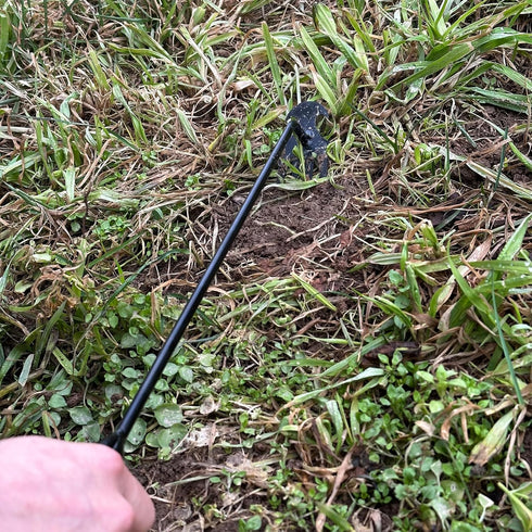 19.7-inch upgraded manual weeding tool, portable weeding tool with gardening gloves. Used for planting and weeding gardens, lawns and vegetable ga...