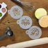 Designer Stencils Amore Cookie Stencil Set, Beige/Semi-Transparent...