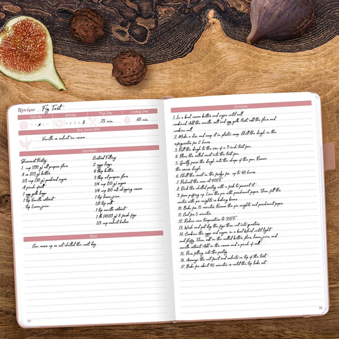 GoGirl Recipe Book – Blank Cookbook to Write In Your Own Recipes – Empty Cooking Journal for Family Recipes – Personalized Recipe Notebook – Hardc...
