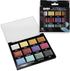 Soho Urban Artist Metallic Watercolors Set – 12 Vibrant Metallic Half Pans in Travel Case – Professional Shimmer Watercolor Paint Set for Artists,...