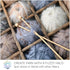 Real Mohair Locks. Hand Dyed Wool Fiber for Rooting, Felting, Blending, Spinning, Wallhangings and Embellishments. Silver, 1 Ounce (28g)......