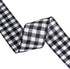 Ribbli Black and White Wired Ribbon, Buffalo Plaid Ribbon 2-1/2 Inch x Continuous 10 Yard,Burlap Ribbon for Big Bow,Wreath,Tree Decoration,Outdoor...