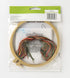 Bucilla 47916E Stamped Embroidery Kit, 6", Floral Deer......
